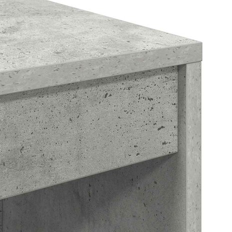 Bureau Betongrijs 100 x 40 x 76 cm Bewerkt hout 8