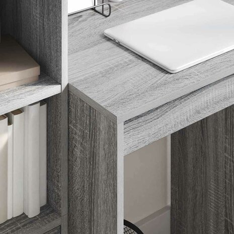 Bureau Grijs sonoma 60 x 50 x 76 cm Bewerkt hout 4