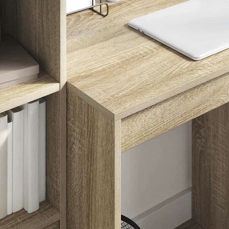 Bureau Sonoma eiken 70 x 50 x 76 cm Bewerkt hout 4