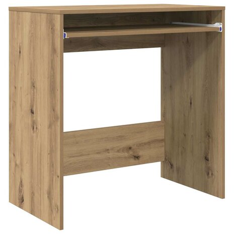 Bureau artisanaal eikenkleurig 77,5 x 43 x 79 cm Bewerkt hout 2