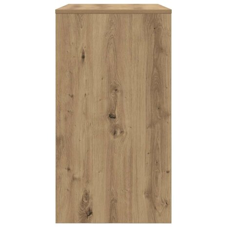 Bureau artisanaal eikenkleurig 77,5 x 43 x 79 cm Bewerkt hout 7