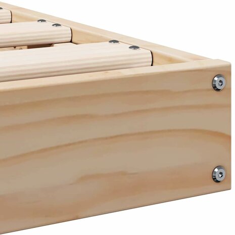 Bedframe Naturel 80 x 210 cm Massief grenenhout 7