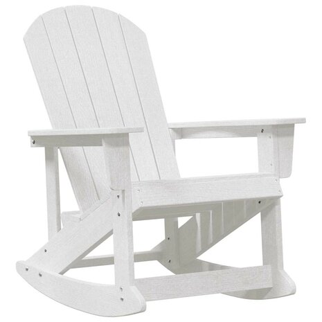 Adirondack Schommelstoel Wit 73.5 x 92 x 90cm HDPE 2