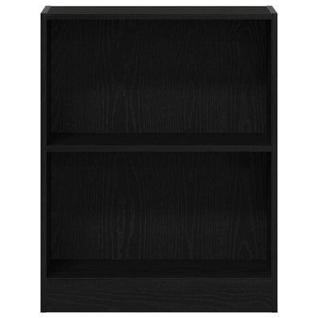 Boekenkast Zwart 60 x 24 x 76 cm Bewerkt hout 5
