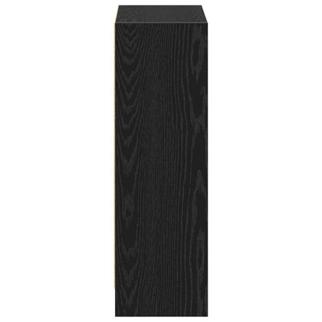 Boekenkast Zwart 60 x 24 x 76 cm Bewerkt hout 6