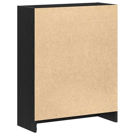 Boekenkast Zwart 60 x 24 x 76 cm Bewerkt hout 7