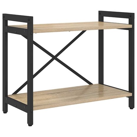 Boekenkast Sonoma eiken 60 x 30 x 48.5 cm Bewerkt hout 2
