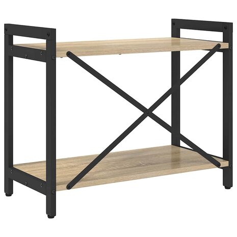 Boekenkast Sonoma eiken 60 x 30 x 48.5 cm Bewerkt hout 7