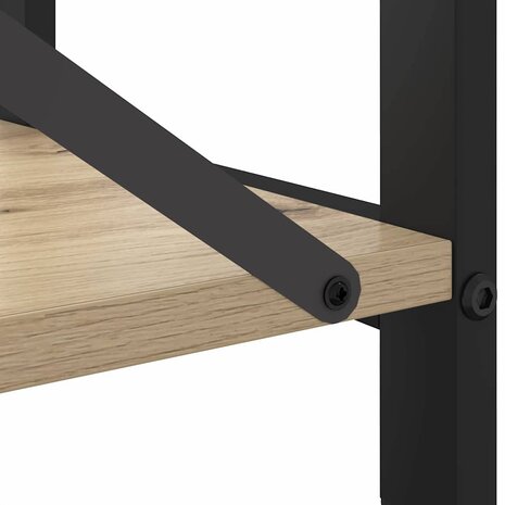 Boekenkast Sonoma eiken 60 x 30 x 48.5 cm Bewerkt hout 9