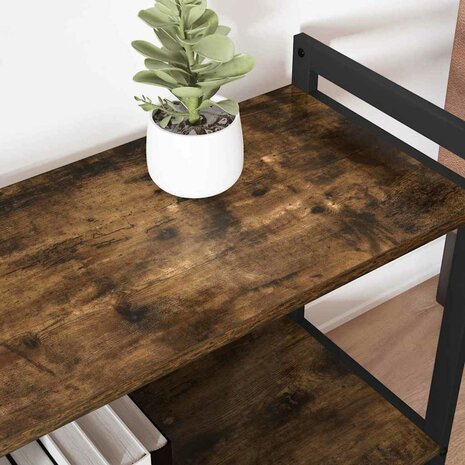 Boekenkast Gerookt eiken 60 x 30 x 48.5 cm Bewerkt hout 4