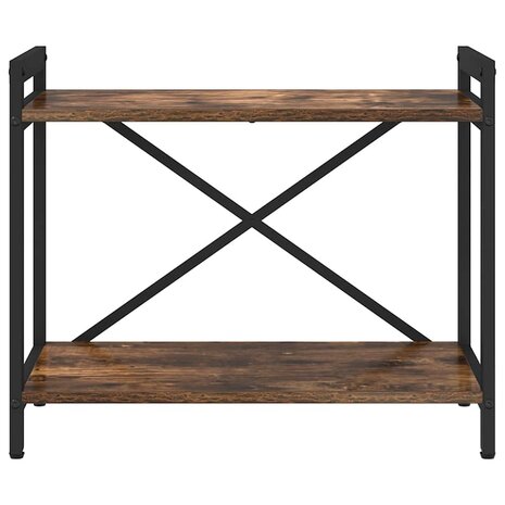 Boekenkast Gerookt eiken 60 x 30 x 48.5 cm Bewerkt hout 5