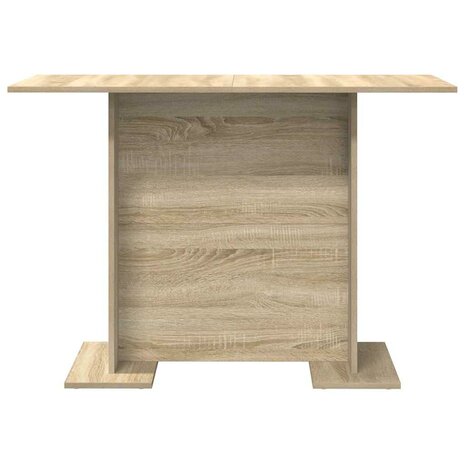 Eettafel Sonoma eiken 110 x 60 x 75 cm Bewerkt hout 5