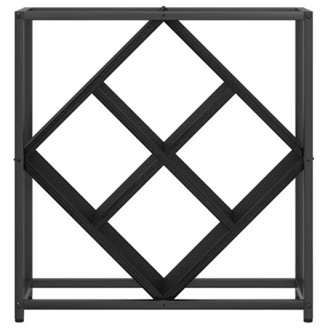 Wijnrek Zwart eiken 51 x 18 x 52.5 cm Bewerkt hout 6