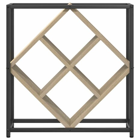 Wijnrek Sonoma eiken 51 x 18 x 52.5 cm Bewerkt hout 6