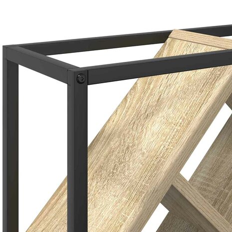 Wijnrek Sonoma eiken 51 x 18 x 52.5 cm Bewerkt hout 8