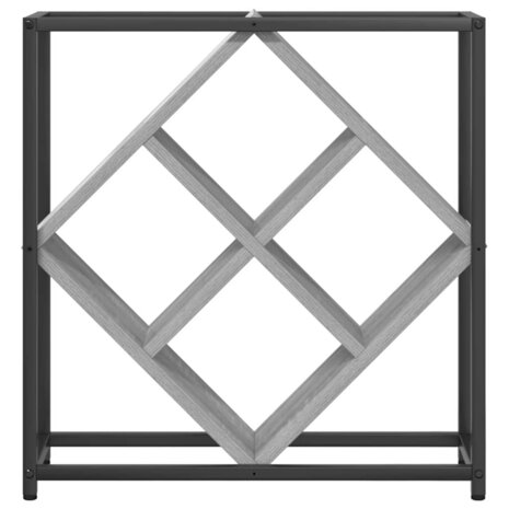 Wijnrek Grijs 51 x 18 x 52.5 cm Bewerkt hout 6