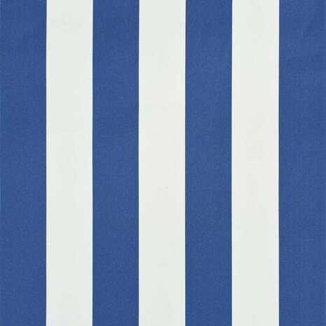 Luifel uittrekbaar 100x150 cm blauw en wit 7