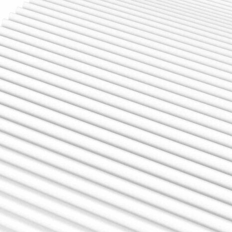Schuimmatras hardheid H2 H3 120x220 cm wit 5