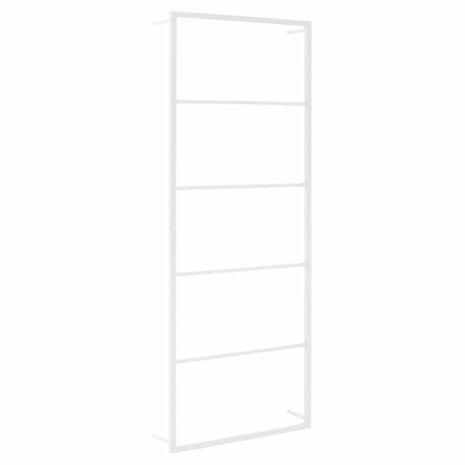 Handdoekenrek Wit 45x10x115 cm Staal 2