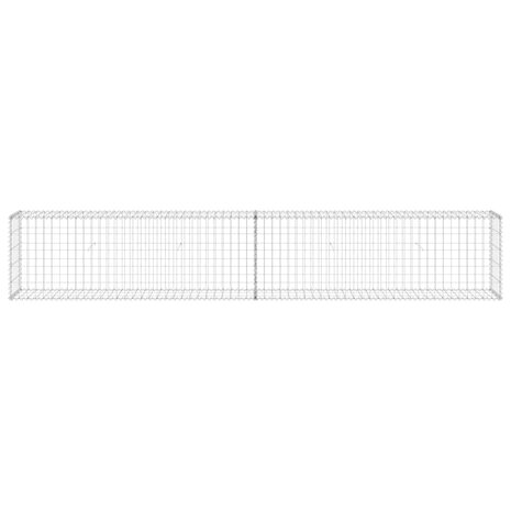 Schanskorfmuur met deksels 300x30x50 cm gegalvaniseerd staal 4