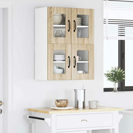 Keukenkast aan de muur met plank Sonoma Eiken 60 x 31 x 40 cm 4