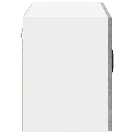 Keukenkast aan de muur Beton Grijs 60 x 31 x 40 cm Bewerkt hout 7