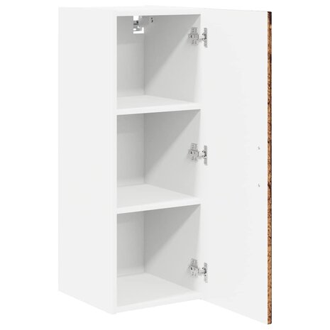 Keukenkast aan de muur Oud Hout 30 x 31 x 80 cm Bewerkt hout 5