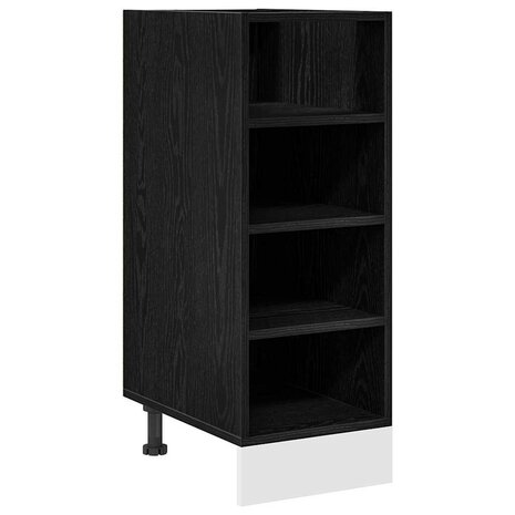 Keukenonderkast met plank Riga Zwart eiken 30 x 44,5 x 81,5 cm 2