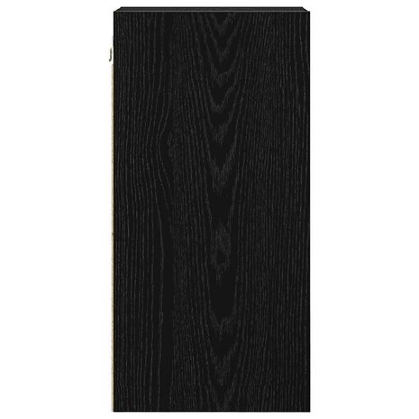 Hangkast Riga Zwart eiken 20 x 29,5 x 60 cm Bewerkt hout 6