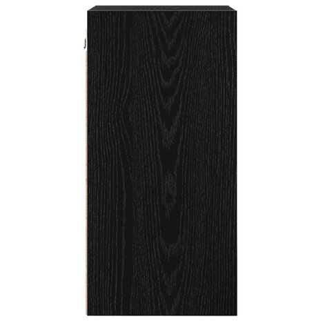 Hangkast Riga Zwart eiken 30 x 29,5 x 60 cm Bewerkt hout 6