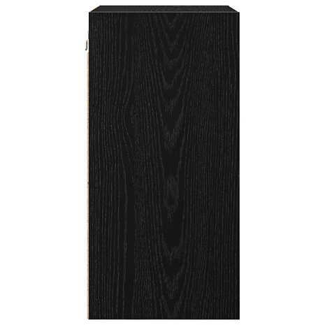 Hangkast Riga Zwart eiken 40 x 29,5 x 60 cm Bewerkt hout 6