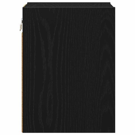 Hangkast Riga Zwart Eiken 20 x 29,5 x 40 cm Bewerkt hout 6
