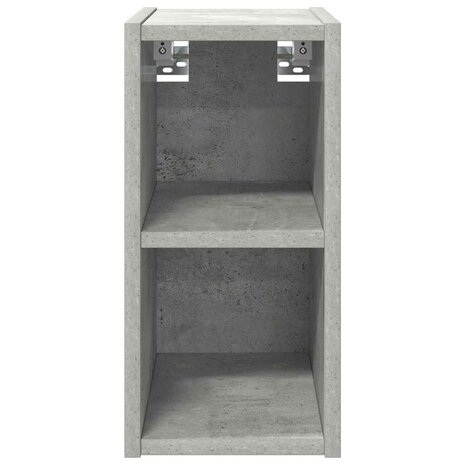 Hangkast Riga Beton Grijs 20 x 29,5 x 40 cm Bewerkt hout 5