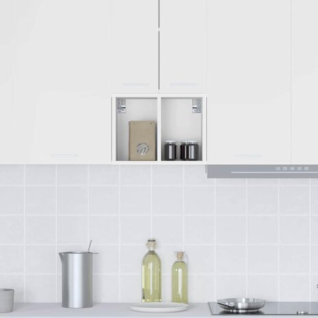 Hangkast met plank Riga Wit 30 x 29,5 x 40 cm Bewerkt hout 4