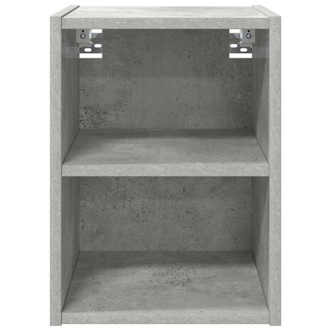 Hangkast Riga Beton Grijs 30 x 29,5 x 40 cm Bewerkt hout 5