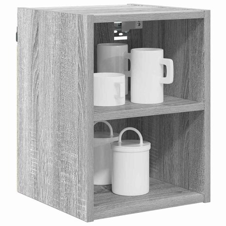 Hangkast Riga Grijs Sonoma 30 x 29,5 x 40 cm Bewerkt hout 3
