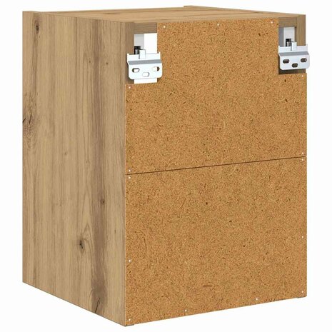 Hangkast Riga Artisan Eiken 30 x 29,5 x 40 cm Bewerkt hout 7