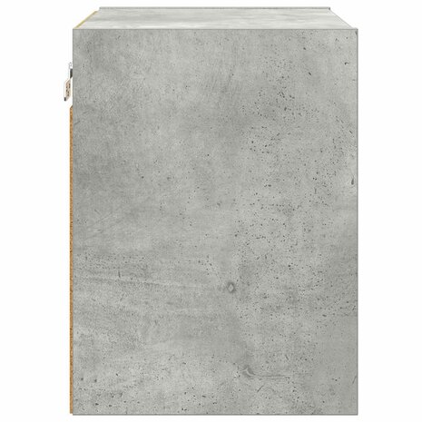 Hangkast Riga Beton Grijs 40 x 29,5 x 40 cm Bewerkt hout 6