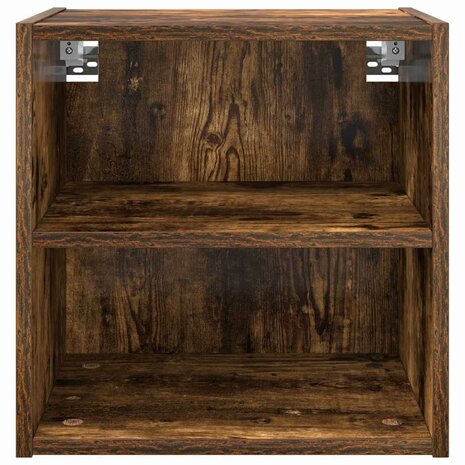 Hangkast Riga Gerookt eiken 40 x 29,5 x 40 cm Bewerkt hout 5