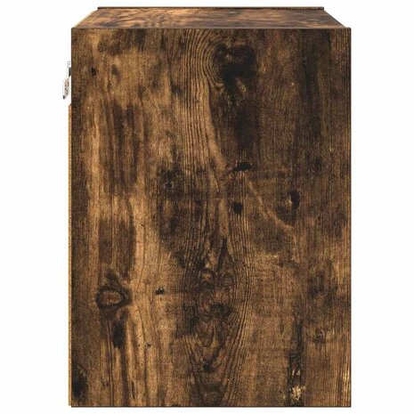 Hangkast Riga Gerookt eiken 40 x 29,5 x 40 cm Bewerkt hout 6