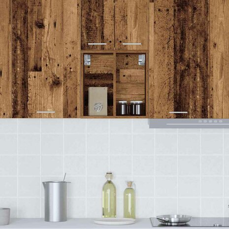 Hangkast met plank Riga Oud Hout 40 x 29,5 x 40 cm Bewerkt hout 4