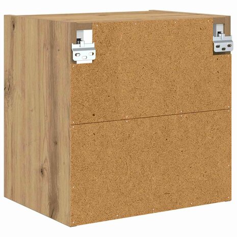 Hangkast Riga Artisan Eiken 40 x 29,5 x 40 cm Bewerkt hout 7