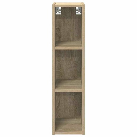 Hangkast Riga Sonoma Eiken 20 x 29,5 x 80 cm Bewerkt hout 5