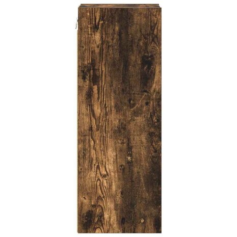 Hangkast Riga Gerookt eiken 20 x 29,5 x 80 cm Bewerkt hout 6