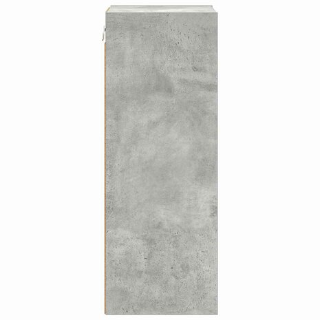 Hangkast Riga Beton Grijs 30 x 29,5 x 80 cm Bewerkt hout 6