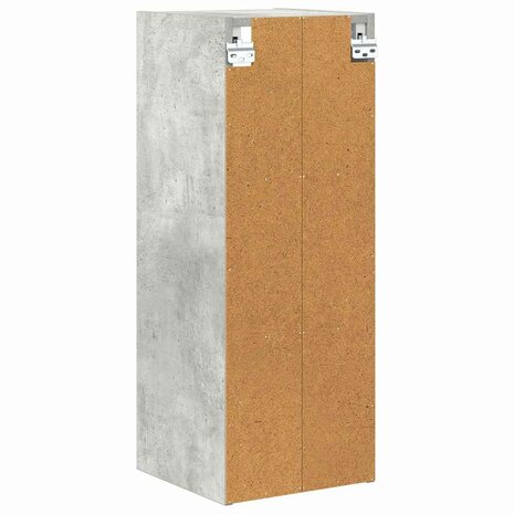 Hangkast Riga Beton Grijs 30 x 29,5 x 80 cm Bewerkt hout 7