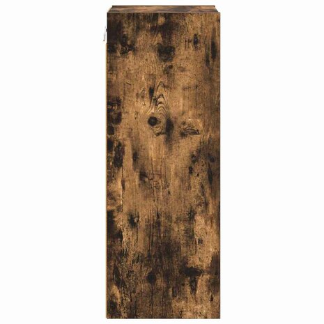 Hangkast Riga Gerookt eiken 30 x 29,5 x 80 cm Bewerkt hout 6