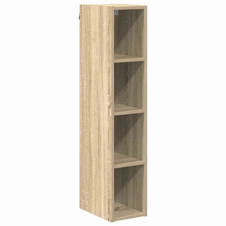 Hangkast Riga Sonoma Eiken 20 x 29,5 x 100 cm Bewerkt hout 2