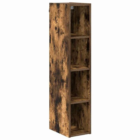 Hangkast Riga Gerookt eiken 20 x 29,5 x 100 cm Bewerkt hout 2