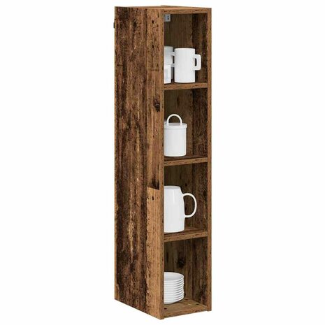 Hangkast Riga Oud Hout 20 x 29,5 x 100 cm Bewerkt hout 3